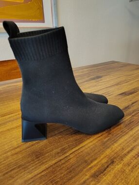 VIVAIA Regina Pro Square Toe Water-Repellent Heeled Boots 39.5 8.5